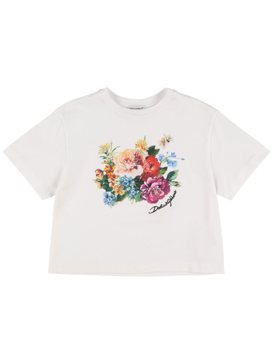 Dolce&Gabbana Printed cotton jersey t-shirt