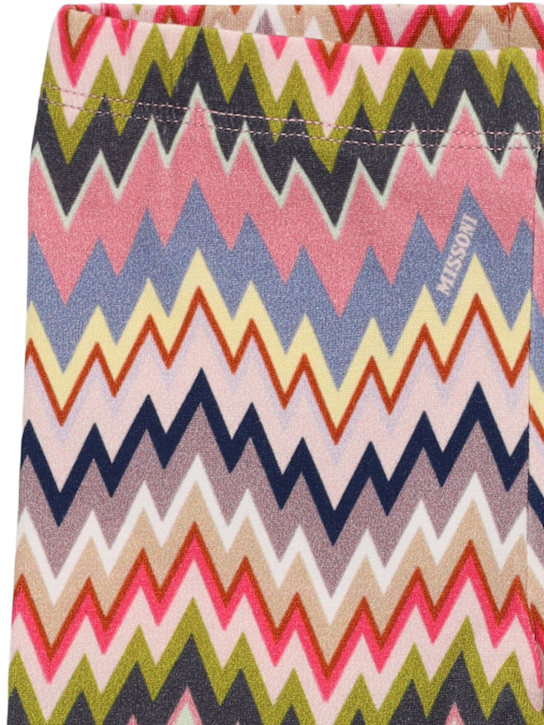 Missoni Printed cotton blend jersey leggings
