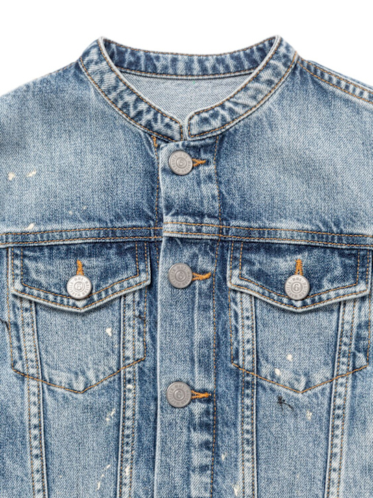 MM6 Maison Margiela Printed cotton denim jacket