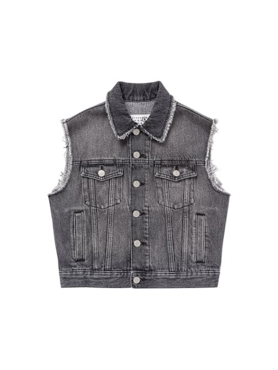 MM6 Maison Margiela Stretch denim vest
