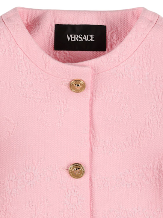Versace Cotton jacquard jacket