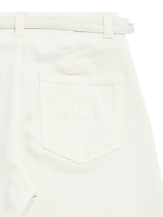 Etro Cotton blend herringbone pants