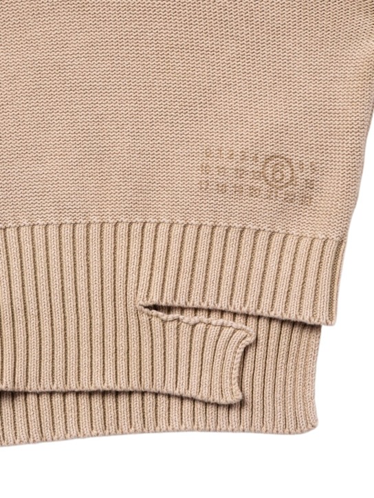 MM6 Maison Margiela Cotton knit sweater