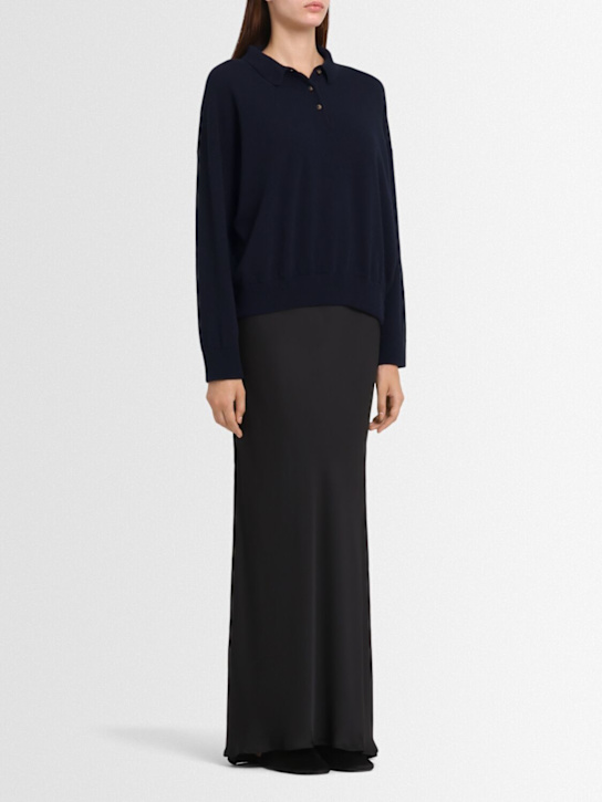 Annagreta Editta wool knit polo