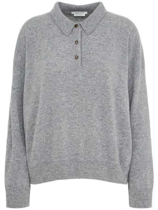 Annagreta Editta wool knit polo