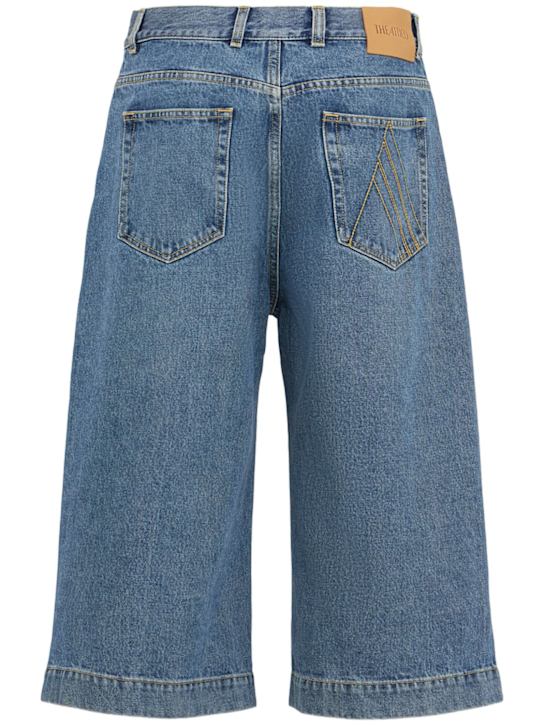 The Attico Washed denim shorts