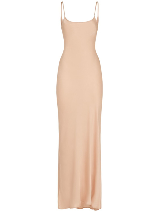 Annagreta Agata floor-length satin slip dress