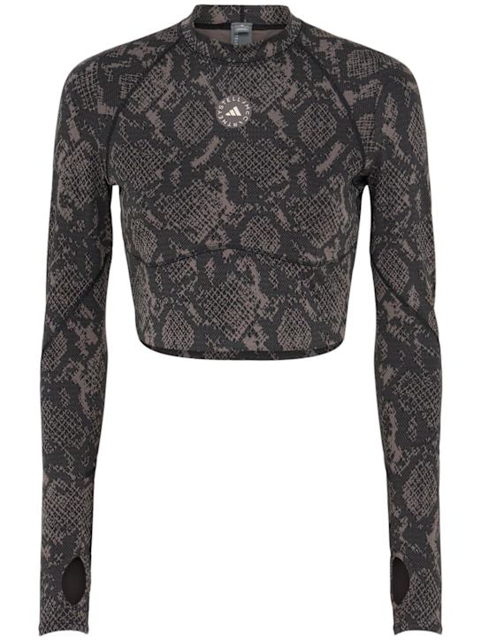 adidas By Stella McCartney ASMC cropped long sleeve top